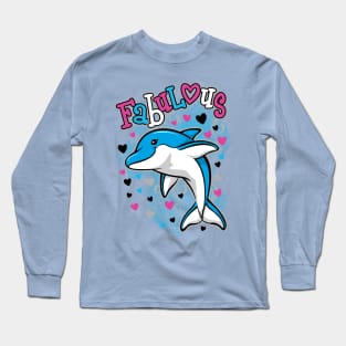 Dolphin Fabulous kids t-shirt Long Sleeve T-Shirt